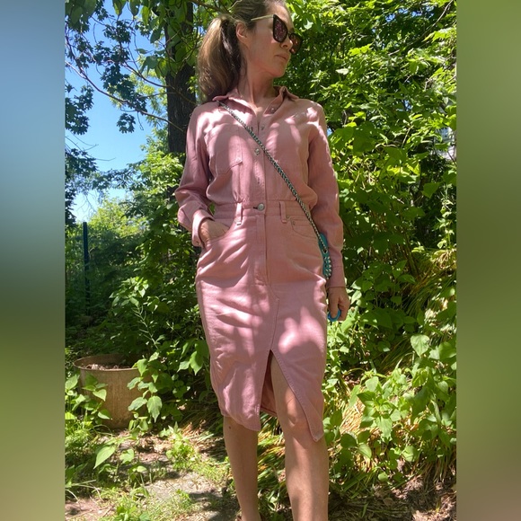 RAG & BONE All in One denim dress Sz M - Picture 15 of 15